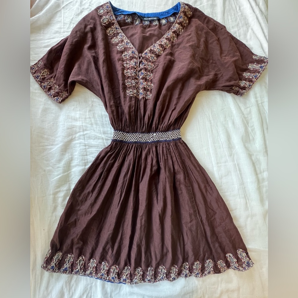 Kas New York silk dress from Anthropologie